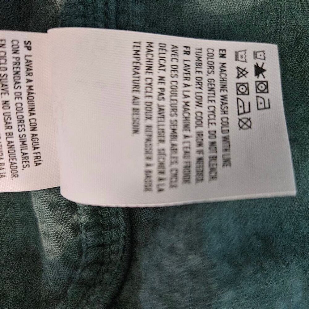 American Eagle green hooded corduroy cropped shacket, cabincore. L, #1001 - Picture 5 of 5